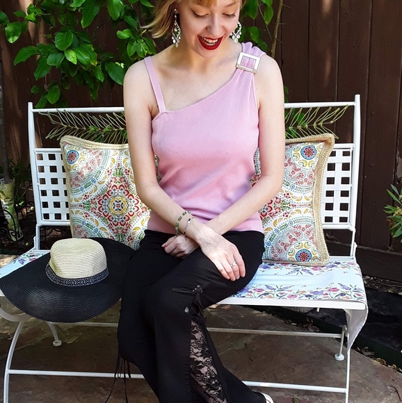 Pink BCBG Sleevless Top - Picture 1 of 4